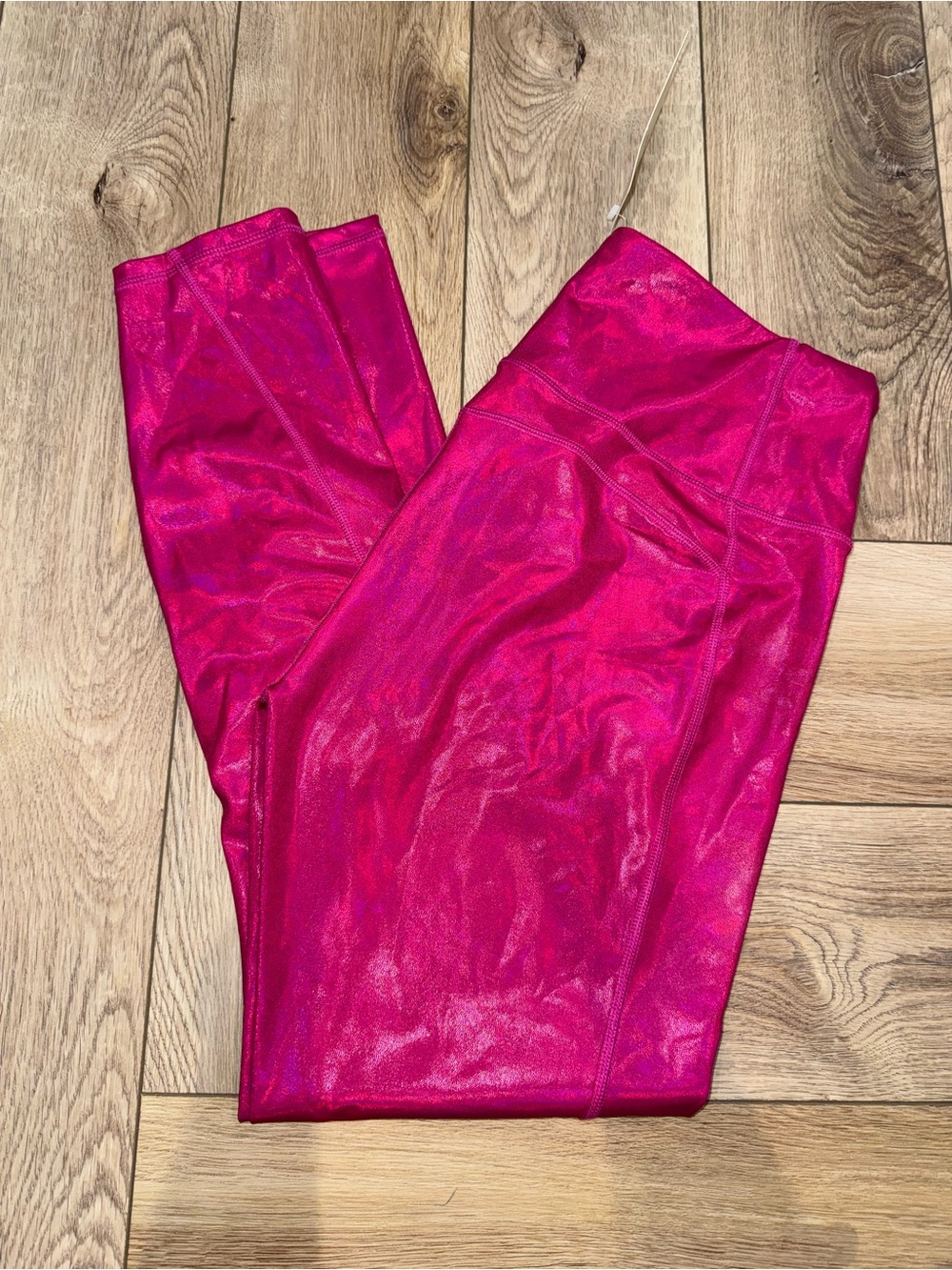 Fabletics Shiny Hot Pink Leggings